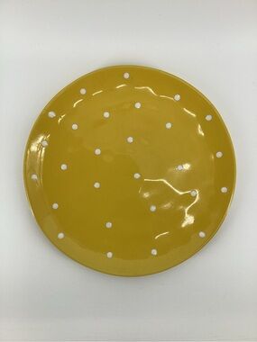Maxwell Williams 11” Sprinkle Yellow Polka Dot Ceramic Plate